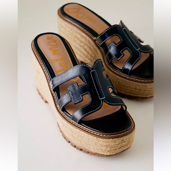 Sam Edelman Shoes - Sam Edelman Laine Espadrille Inspired Wedges Size 10